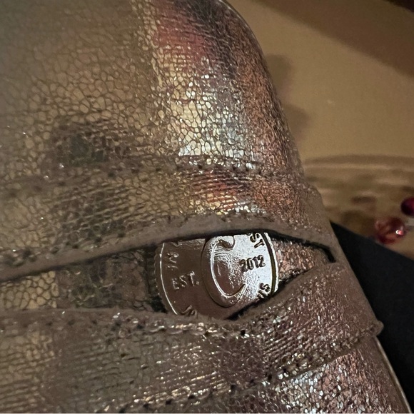 Circus by Sam Edelman Hal, Silver, Penny Loafer Mules. Size 8 1/2. - Picture 5 of 6